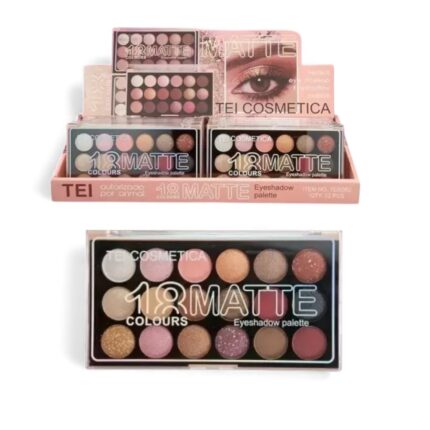 Sombra de 18 colores matte Tei Nº 8382